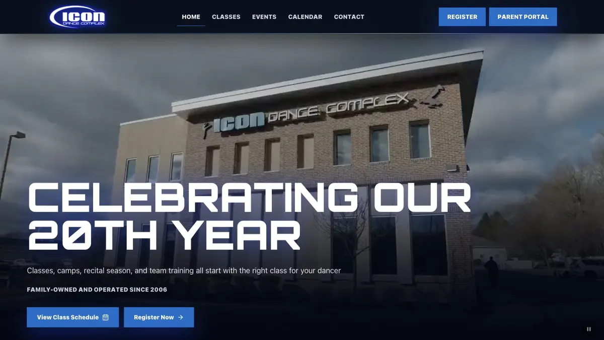 Icon Dance Complex website